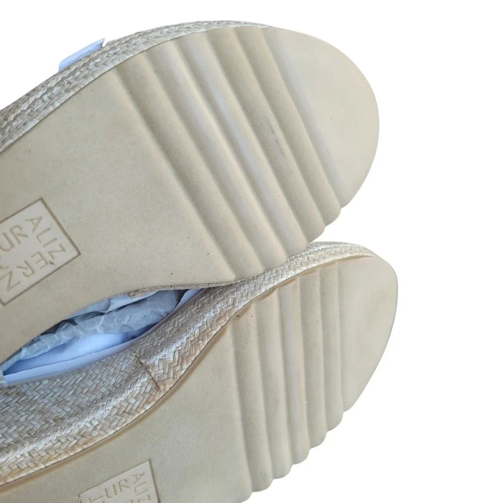 NATURALIZER 12M Eggshell Stella Wedge Sandal Women